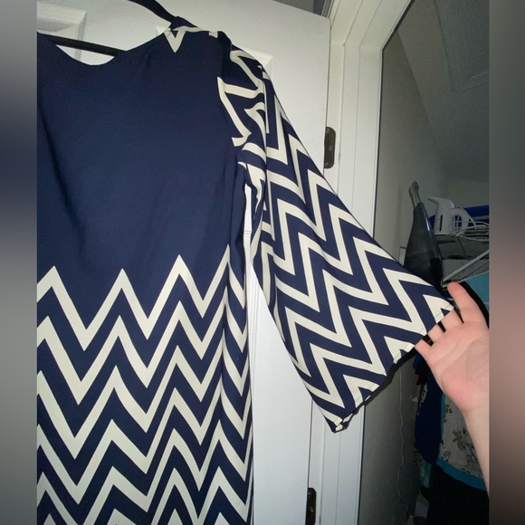 Chevron Striped Dress - Picture 3 of 3